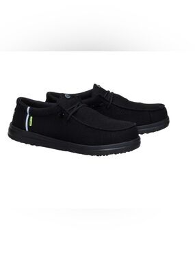 Hey Dude Black Slip-On Casual Wally Work